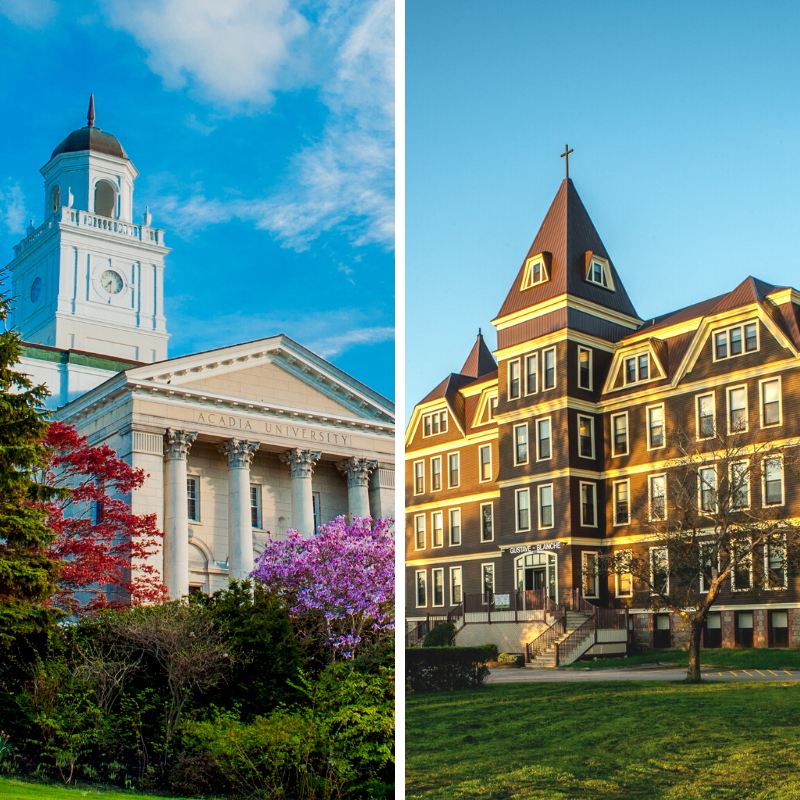 Acadia University Ranked one of the top undergraduate universities in